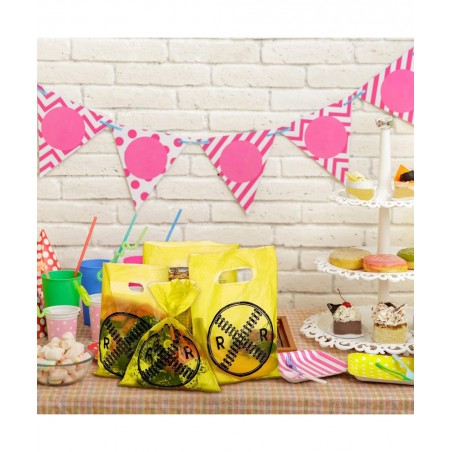 50 Pieces Railroad Treat Bags Train Treat Bags Plastic Candy Bags Party Favor Bags for Train or Railroad Themed Party Supplie...