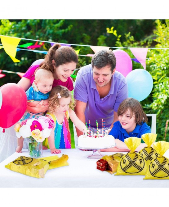 50 Pieces Railroad Treat Bags Train Treat Bags Plastic Candy Bags Party Favor Bags for Train or Railroad Themed Party Supplie...