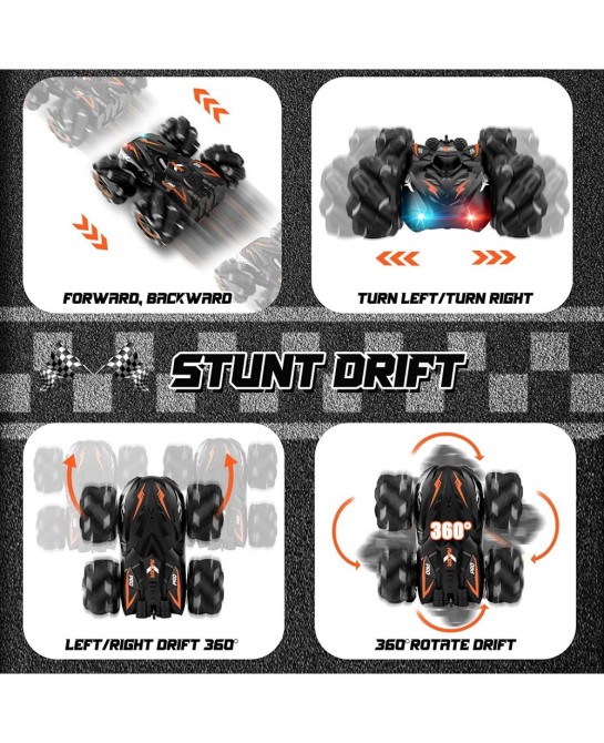Remote Control Car for Boys Girls Kids Toys RC Stunt Drift Car Christmas Stocking Stuffers for Age 3 5 4 7 8 12 Birthday Gift...