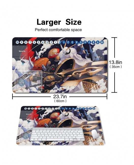 Board Game DTCG Playmat Table Mats Game Size 60X35 cm Mousepad Compatible for Digimon TCG CCG RPG (04046301) $40.89 Board Games