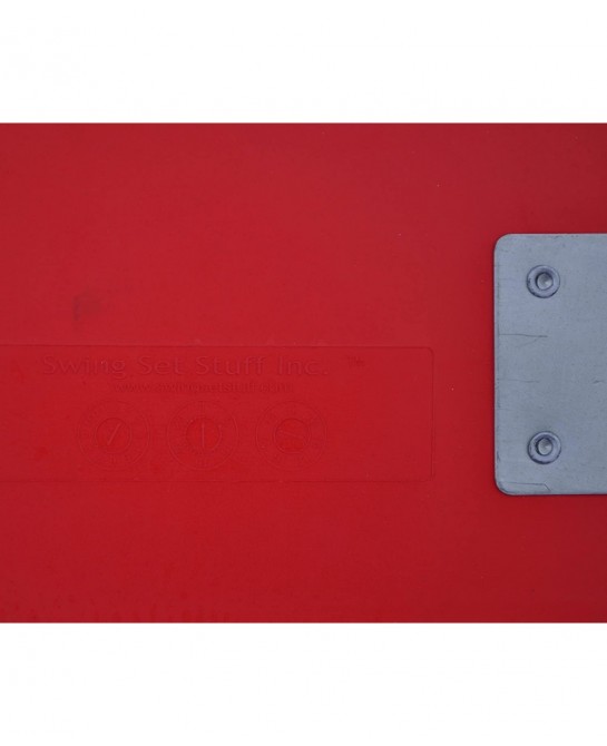 Swing Set Stuff Commercial Rubber Belt Seat with Chains & Hooks SSS Logo Sticker Playground Swing Red $107.80 Play Sets & Pla...