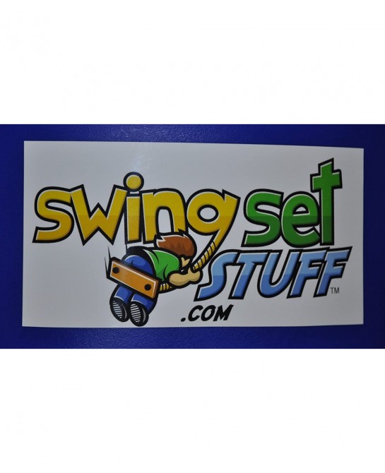 Swing Set Stuff Commercial Rubber Belt Seat with Chains & Hooks SSS Logo Sticker Playground Swing Red $107.80 Play Sets & Pla...