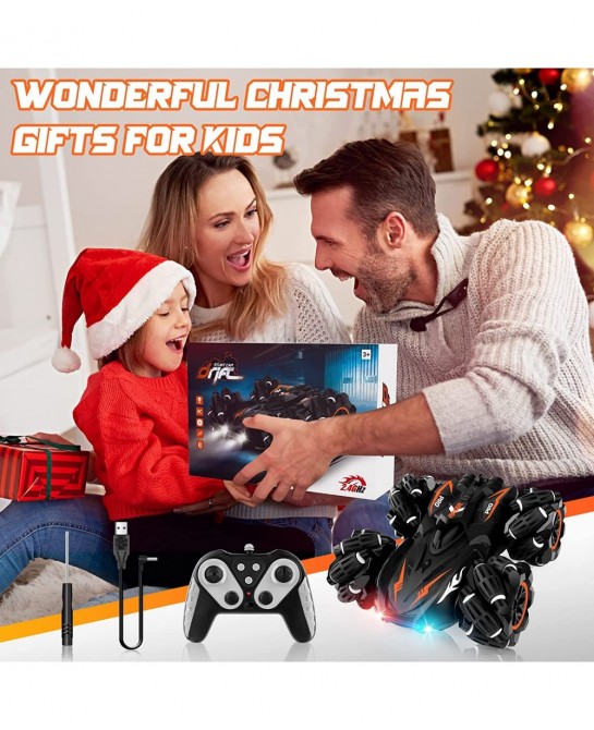 Remote Control Car for Boys Girls Kids Toys RC Stunt Drift Car Christmas Stocking Stuffers for Age 3 5 4 7 8 12 Birthday Gift...