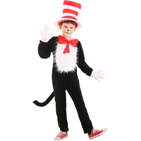 Dr. Seuss The Cat in the Hat Deluxe Costume for Kids $67.56 Kids' Costumes