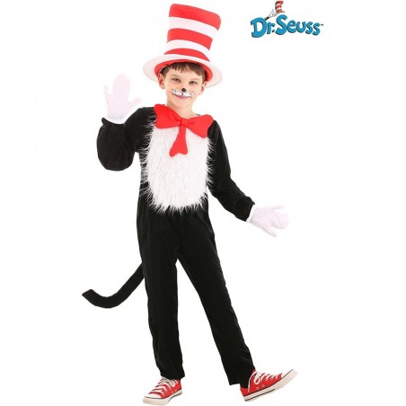 Dr. Seuss The Cat in the Hat Deluxe Costume for Kids $67.56 Kids' Costumes
