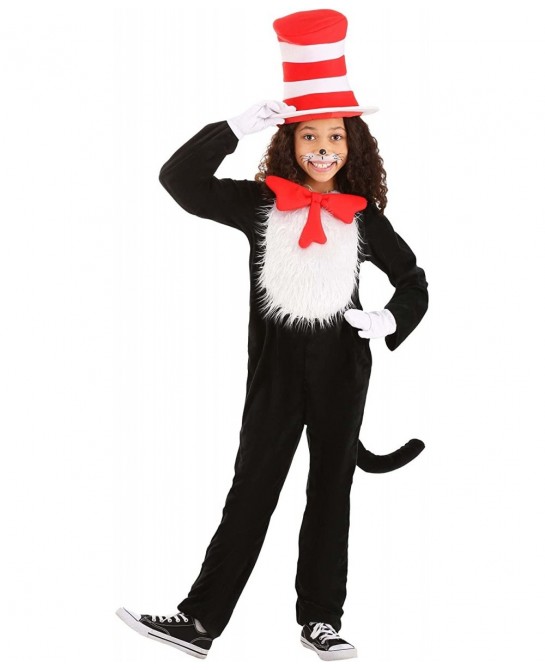 Dr. Seuss The Cat in the Hat Deluxe Costume for Kids $67.56 Kids' Costumes