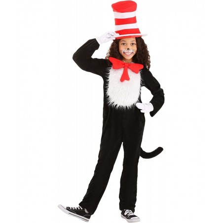 Dr. Seuss The Cat in the Hat Deluxe Costume for Kids $67.56 Kids' Costumes