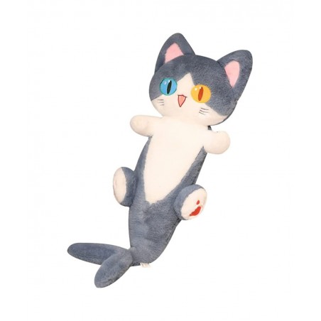 Shark Cat Stuffed Animal Plush Toy Fluffy Different Eyes Shark Cat Plushie Doll Soft Hugging Sleeping Plush Pillow for Kid Ha...