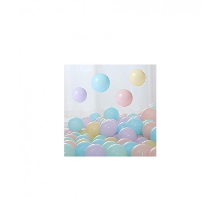 Macaron Multi-Color Ball Pit Ball 50 pcs 2.3 inch Non-Toxic SPA Free Children's Ball Pool Tent Toys Indoor and Outdoor $42.80...