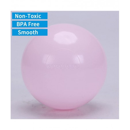 Macaron Multi-Color Ball Pit Ball 50 pcs 2.3 inch Non-Toxic SPA Free Children's Ball Pool Tent Toys Indoor and Outdoor $42.80...