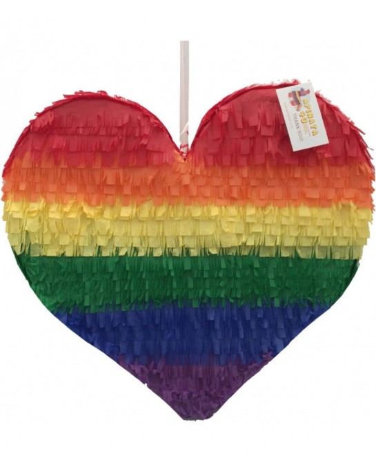 Rainbow Heart Pinata $61.91 Piñatas