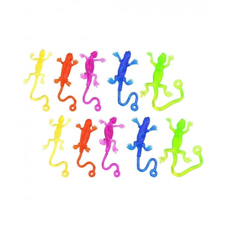 Stretchy Sticky Lizards Toys Elastic Lizard Toys Stretchy Sticky Animal Toys for Party Favors Birthday Gifts Classroom Prizes...