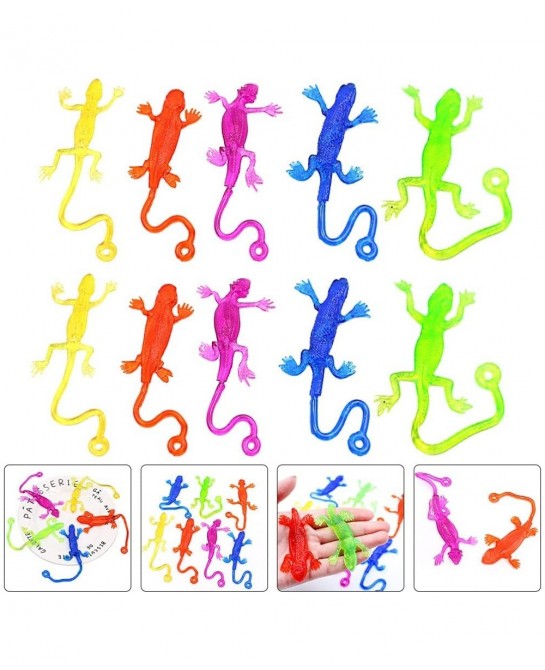 Stretchy Sticky Lizards Toys Elastic Lizard Toys Stretchy Sticky Animal Toys for Party Favors Birthday Gifts Classroom Prizes...
