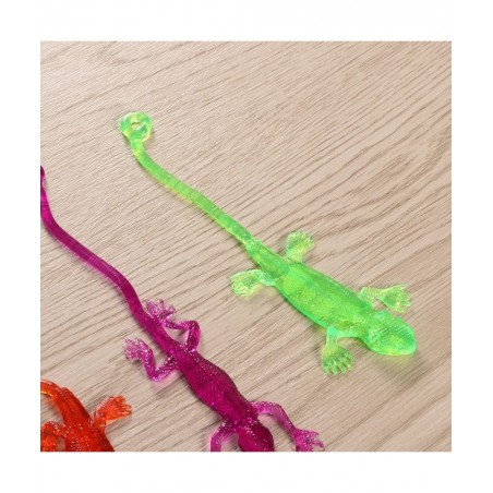 Stretchy Sticky Lizards Toys Elastic Lizard Toys Stretchy Sticky Animal Toys for Party Favors Birthday Gifts Classroom Prizes...