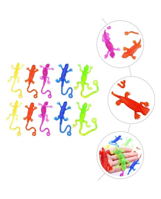 Stretchy Sticky Lizards Toys Elastic Lizard Toys Stretchy Sticky Animal Toys for Party Favors Birthday Gifts Classroom Prizes...