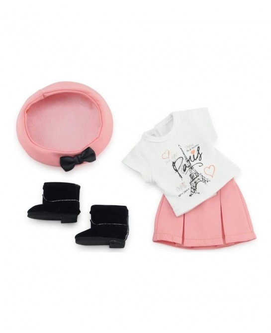 14 Inch Doll Clothes Clothing Accessories | 5 PC Parisian 14" Doll Skirt Gift Set Outfit Including Boots Accessory! | Gift Bo...