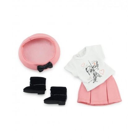 14 Inch Doll Clothes Clothing Accessories | 5 PC Parisian 14" Doll Skirt Gift Set Outfit Including Boots Accessory! | Gift Bo...