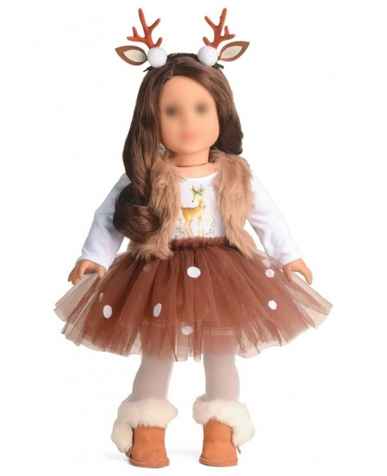 18 Inches Doll Clothes Christmas Deer Costume Tutu Dress fits 18 Inch Doll $29.40 Doll Accessories