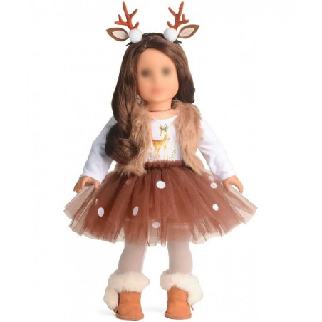 18 Inches Doll Clothes Christmas Deer Costume Tutu Dress fits 18 Inch Doll $29.40 Doll Accessories