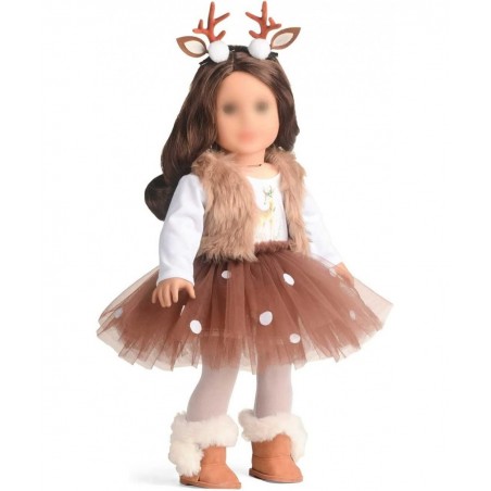 18 Inches Doll Clothes Christmas Deer Costume Tutu Dress fits 18 Inch Doll $29.40 Doll Accessories