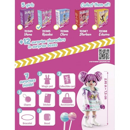 EverDreamerz Rosalee with Candy Charm & 7 Surprises $16.98 Kids' Play People Figures