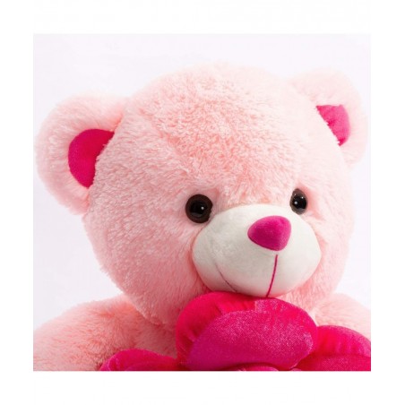 Teddy Bear Stuffed Animals Plush Bear Holding Rose Soft Plush Toy Valentine's Day 16 Inch Pink $42.84 Stuffed Animals & Teddy...