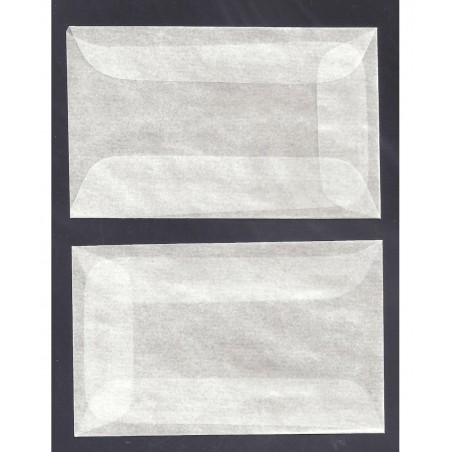 100 1 Glassine Envelopes Measuring 1 3/4 x 2 7/8 inches $15.98 Collectible Postage Stamps