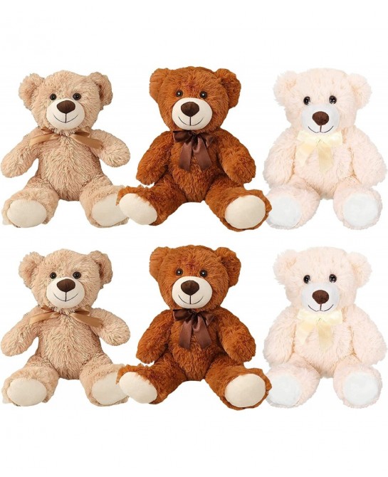 6Pack Plush Toys 14 Inches Teddy Bear Stuffed Animals Gifts for Baby Shower Birthday Xmas Valentines Day $64.76 Stuffed Anima...