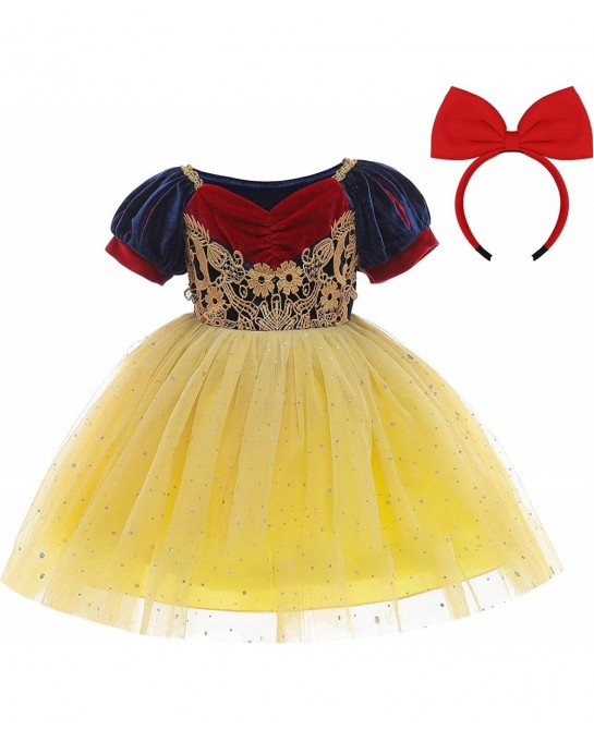 Toddler Girls Princess Dress Halloween Cosplay Dress Up Costume with Accessories $42.49 Kids' Costumes