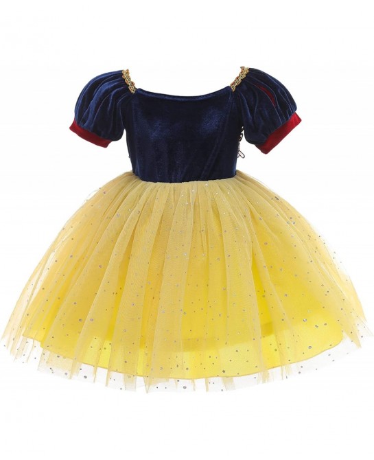 Toddler Girls Princess Dress Halloween Cosplay Dress Up Costume with Accessories $42.49 Kids' Costumes