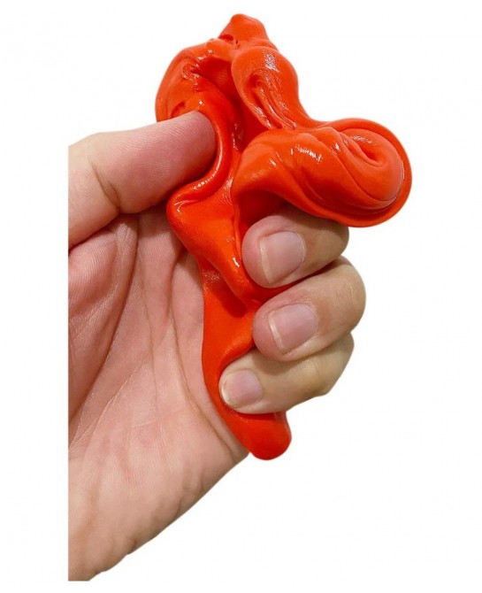 Santa Poop Fidget Putty - Christmas Stress Relief Therapy Toy for Kids Teens and Adults Red Metal Tin $22.36 Slime & Putty Toys