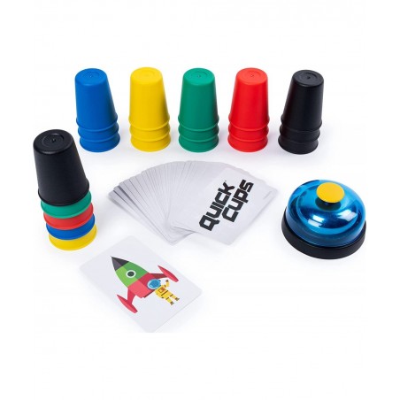 Quick Cups Match ‘n’ Stack Cup Stacking Family Board Game Summer Toy Funny Gift for Adults and Kids Ages 6 and up $45.55 Stac...