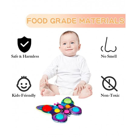 Large Push Digit Bubble Plastic Pop Hard Shell Sensory Toys Cheap for Baby Kids Stress Autistic Anxiety ADHD Tous Big Silicon...