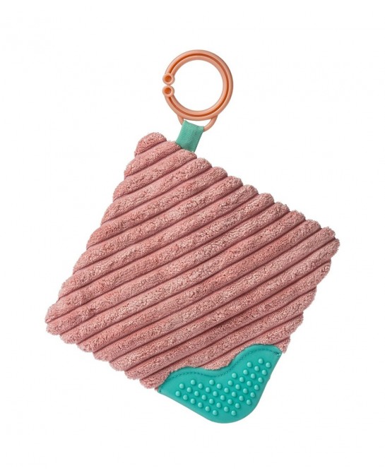 Crinkle Teether Toy with Baby Paper and Squeaker 6 x 6-Inches Little But Fierce Leopard $22.15 Baby Teether Toys
