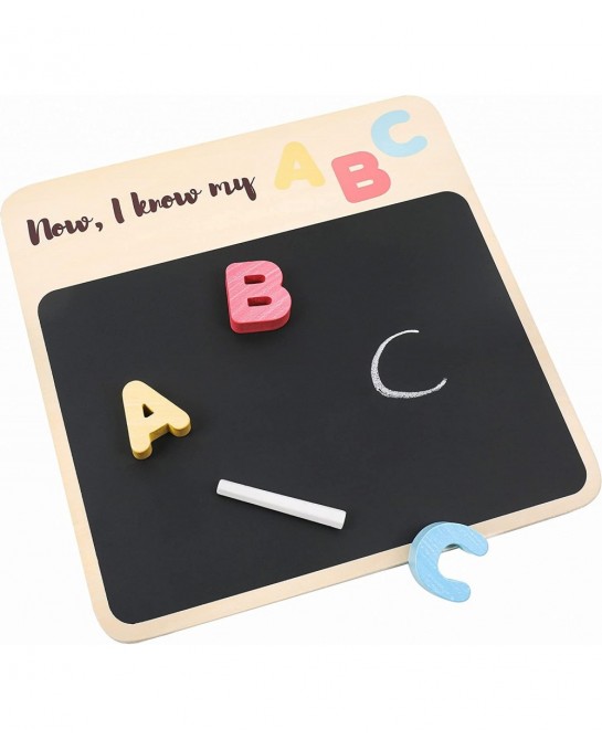 Alphabet Wooden Chunky Puzzle Upper Case $34.69 Pegged Puzzles