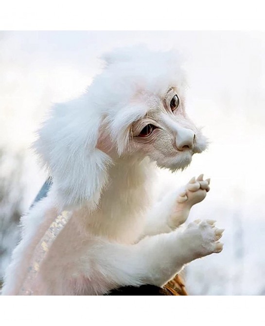Falkor from The Neverending Story Falkor The Luck Dragon Plush Doll Toys Handmade Lovely Soft Stuffed Animal Toy Flying Dog L...