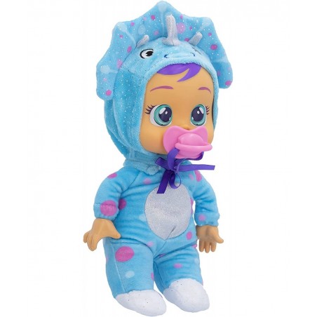 Tiny Cuddles Tina - 9 inch Baby Doll Cries Real tears. Blue $17.27 Dolls