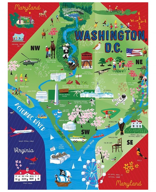 Our Washington D.C. Floor Puzzle $39.35 Floor Puzzles