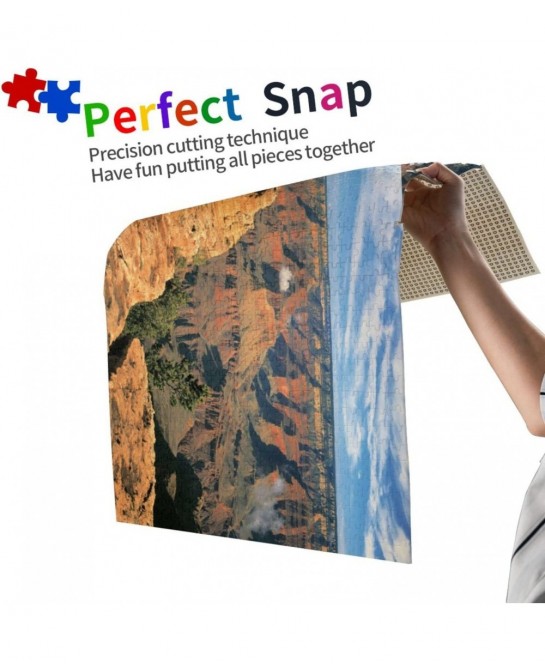 Grand Canyon South Rim 1000 Pieces - Jigsaw Puzzles - Large Art Puzzle for Adults Children Wooden Puzzle Jigsaw for Active Th...