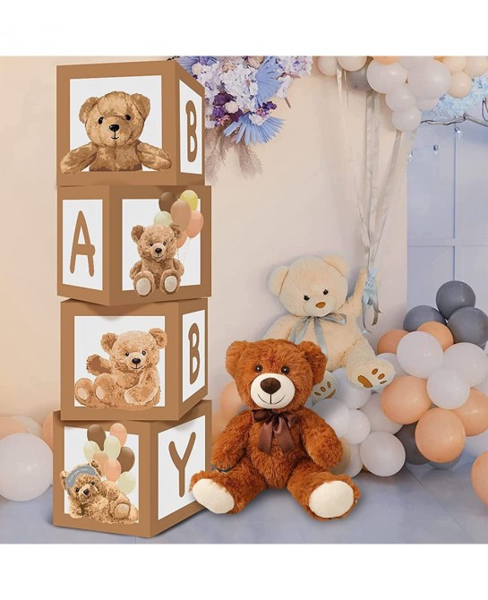 6Pack Plush Toys 14 Inches Teddy Bear Stuffed Animals Gifts for Baby Shower Birthday Xmas Valentines Day $64.76 Stuffed Anima...