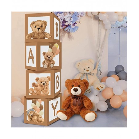 6Pack Plush Toys 14 Inches Teddy Bear Stuffed Animals Gifts for Baby Shower Birthday Xmas Valentines Day $64.76 Stuffed Anima...