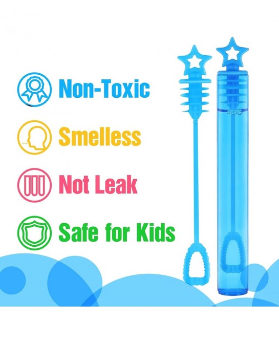 66PCS Mini Bubble Wands for Party Favor Mini Bubbles Bulk Assortment Toys for Kids Boys and Girls Bubble Maker for Birthday W...