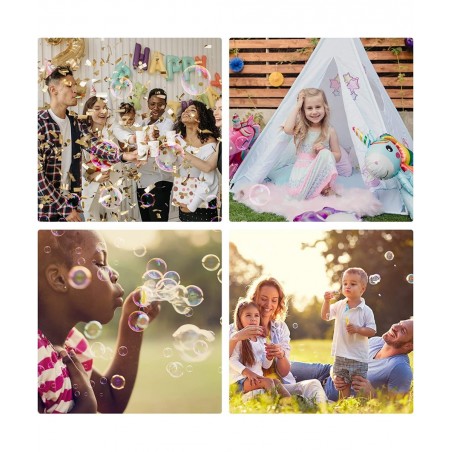 66PCS Mini Bubble Wands for Party Favor Mini Bubbles Bulk Assortment Toys for Kids Boys and Girls Bubble Maker for Birthday W...
