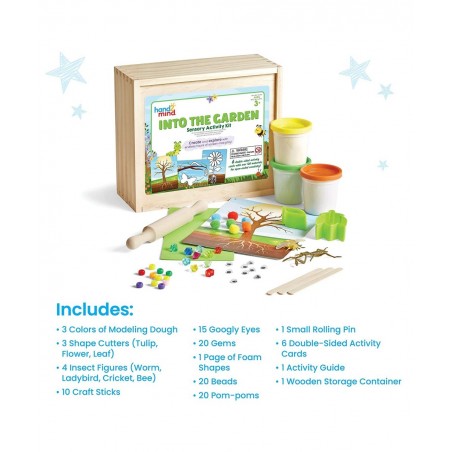 Into The Garden Sensory Activity Kit Loose Parts Play Materials Sensory Toys for Sensory Play Fine Motor Skills Toys Bug Toys...