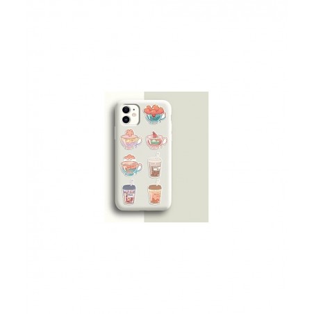 Cute Drink Scrapbook Stickers for Girls 100 Pack Laptop Vinyl Water Bottles Kawaii Japanese Skateboard Stickers-Graffiti Stic...