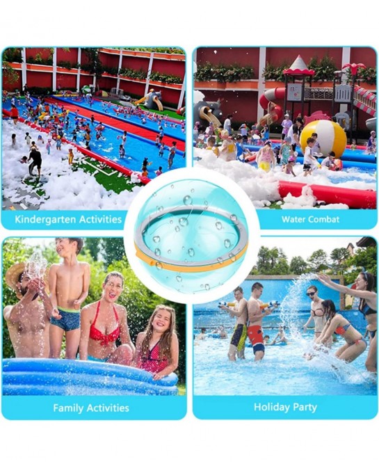 Reusable Water Bomb Reusable Water Balloons Self Sealing Quick Fill Novel Soft Silicone Water Bombs Toy Fastest Filling Water...
