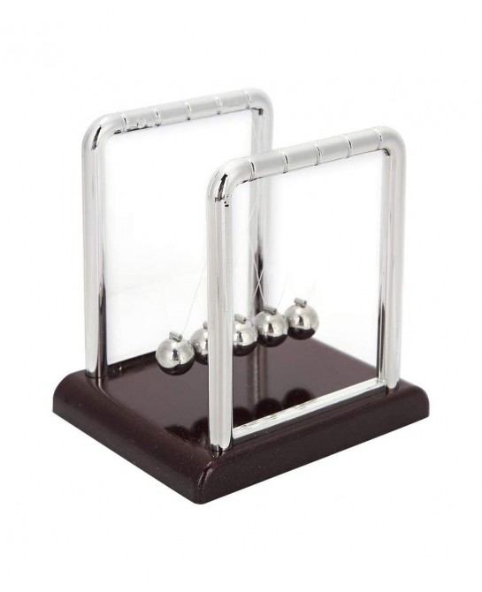 Newtons Cradle 5 Pendulum Balls Steel Balance Balls Science Educational Toys for Home Office Desk Decorative Ornament Gift $1...