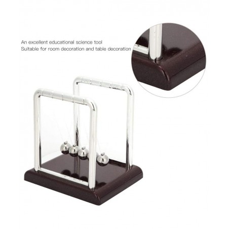 Newtons Cradle 5 Pendulum Balls Steel Balance Balls Science Educational Toys for Home Office Desk Decorative Ornament Gift $1...