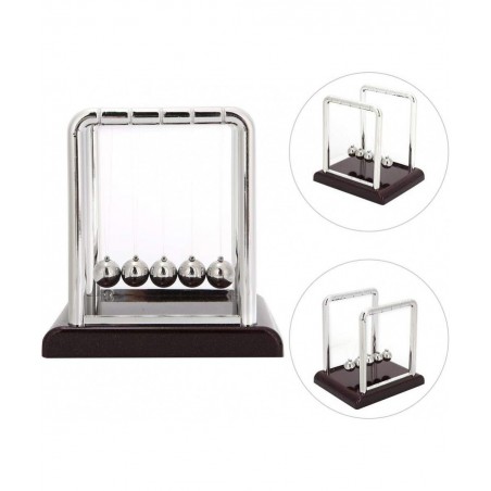 Newtons Cradle 5 Pendulum Balls Steel Balance Balls Science Educational Toys for Home Office Desk Decorative Ornament Gift $1...