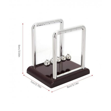 Newtons Cradle 5 Pendulum Balls Steel Balance Balls Science Educational Toys for Home Office Desk Decorative Ornament Gift $1...
